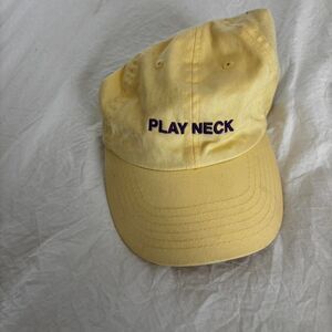 ETSY Embroidered LSU Louisiana State University Play Neck Unisex Yellow Hat